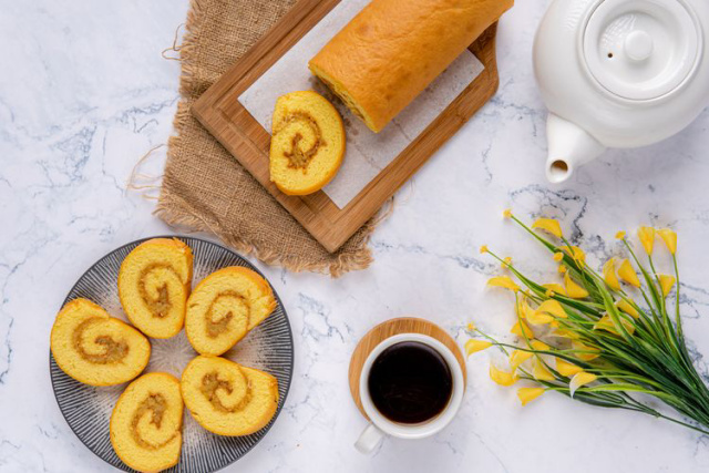 Resep Bolu Gulung Marmer, Mengembang dan Tidak Retak