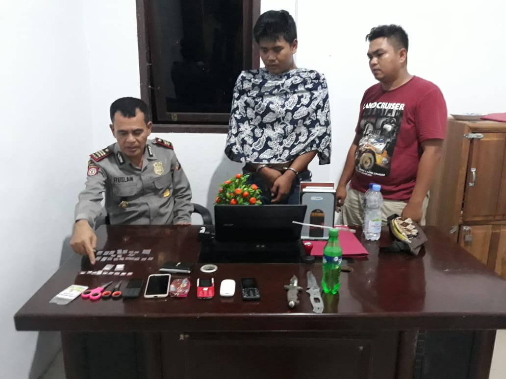 Edarkan Shabu, Pemuda Pengangguran di Sinaboi Dicokok Polisi