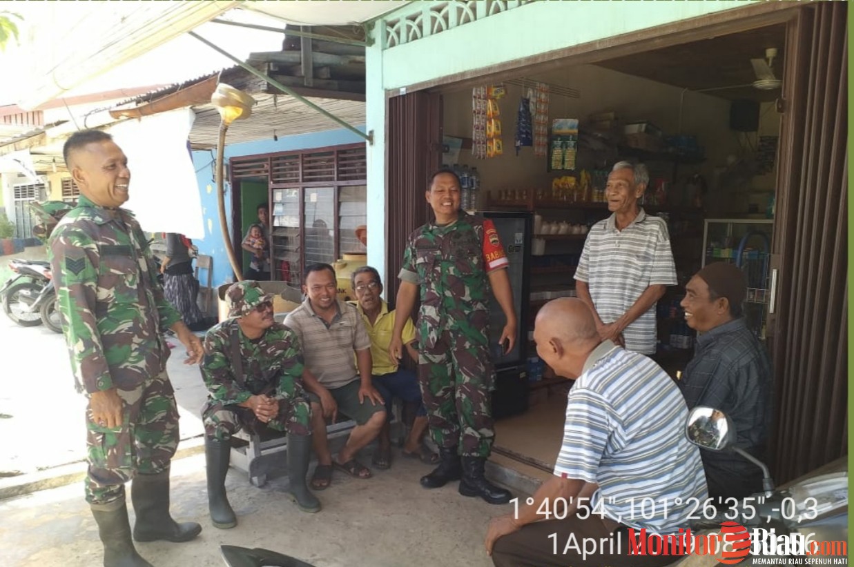 Babinsa Kelurahan Dumai Kota Laksanakan Operasi Teritorial Terbatas