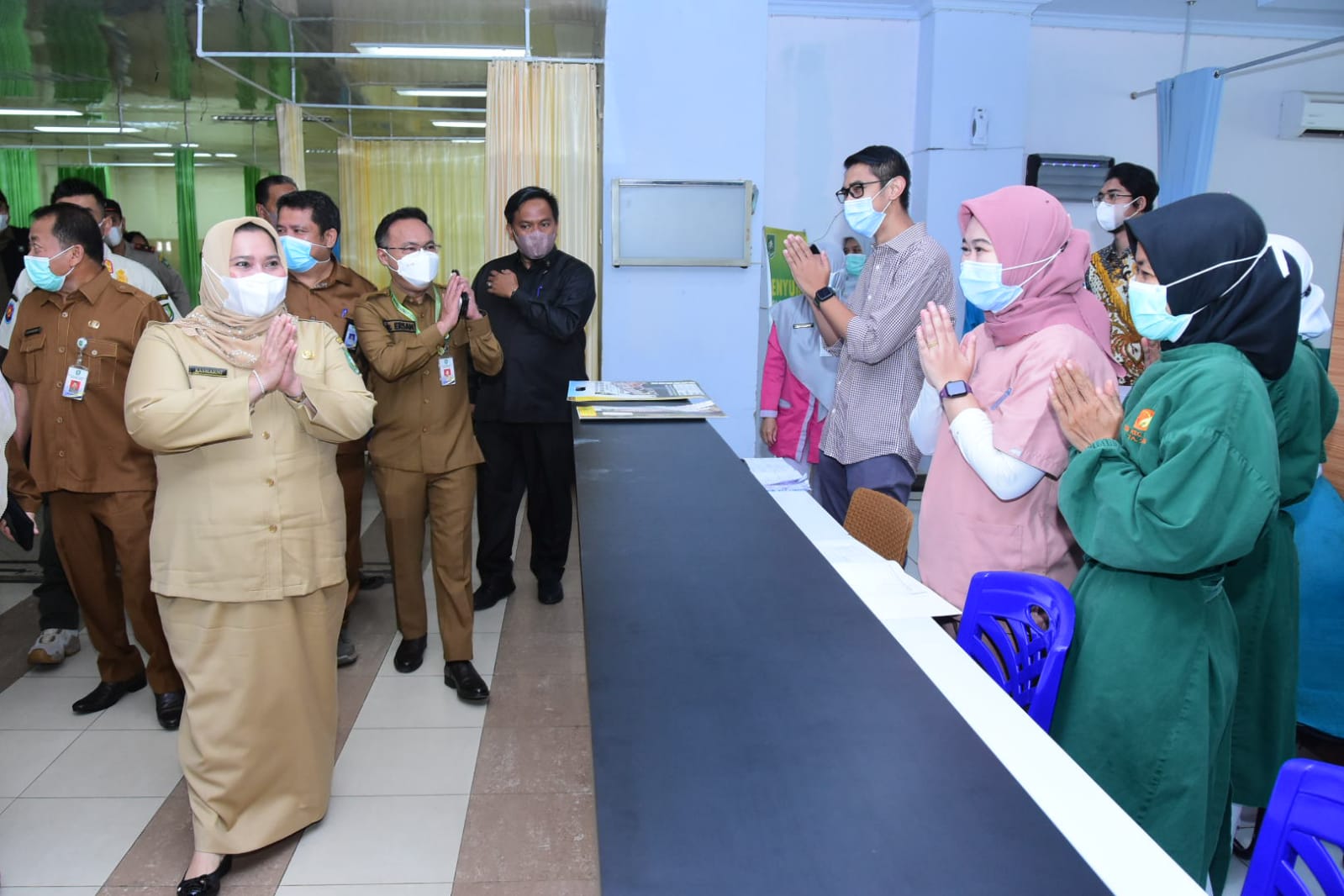 Usai Cuti Idul Fitri, Bupati Kasmarni Sidak di Sejumlah Kantor di Mandau dan Pinggir