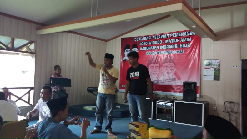 Gelar Deklarasi, Relawan: Listrik Masuk Desa di Inhil Kerja Nyata Jokowi