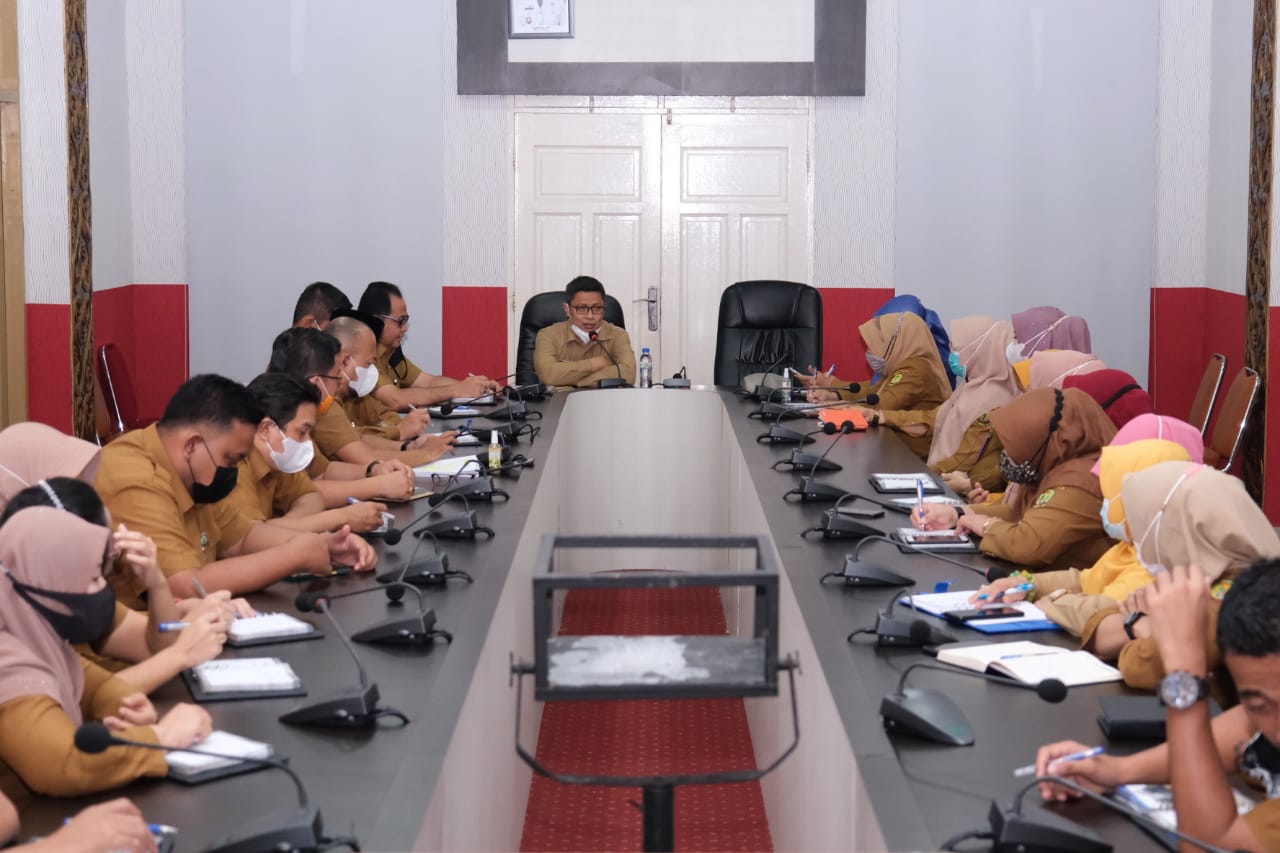 Rapat rutin, Sekda Berikan Motivasi Untuk Jajarannya