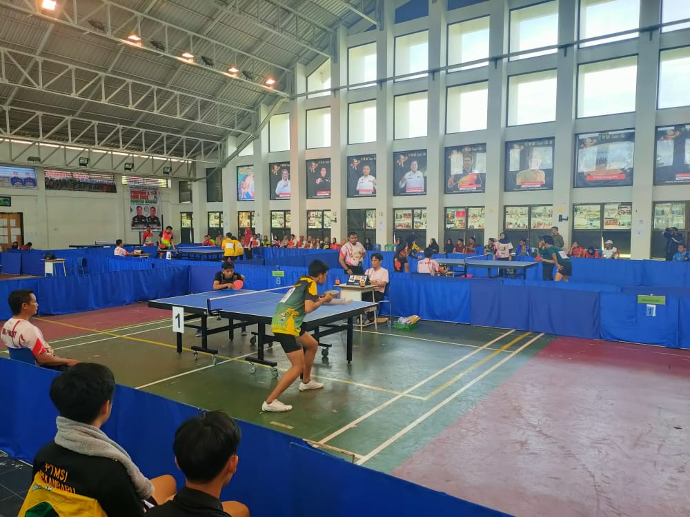 Tenis Meja Beregu, Bengkalis Kembali Kawinkan Medali Emas