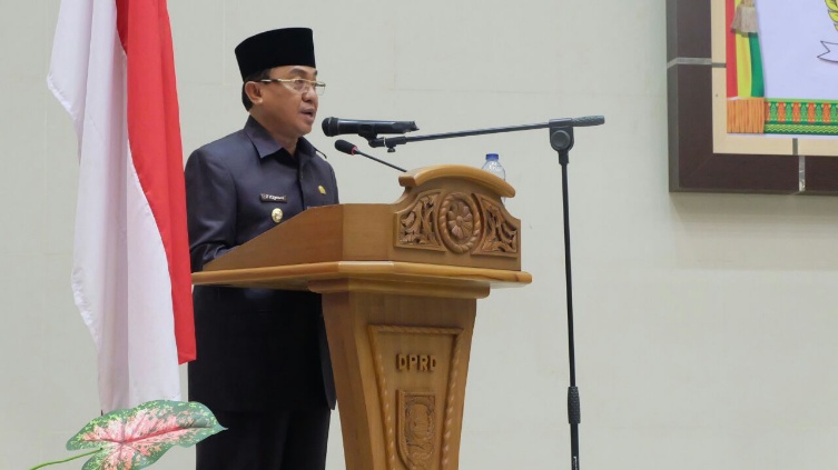 Bupati Inhil Sampaikan Ranperda Pertanggungjawaban APBD 2016