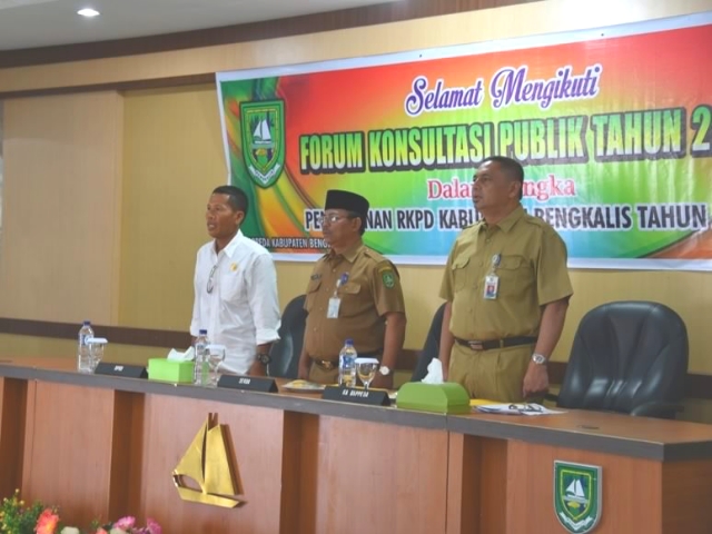 Plt Sekda Bengkalis Minta Kepala SKPD Rekam Aspirasi