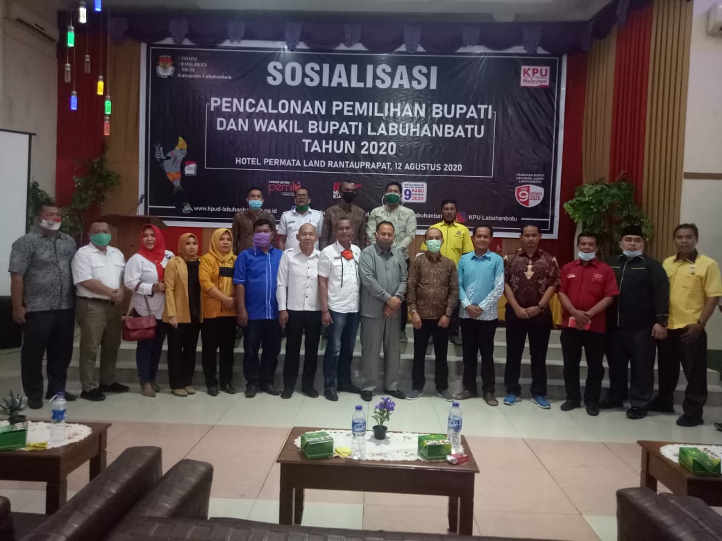KPU Sosialisasikan Pemilihan Bupati dan Wakil Bupati Labuhanbatu