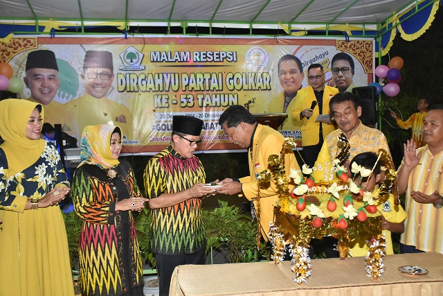 Penuh Kebersamaan di Malam Resepsi Dirgahayu Partai Golkar ke-53