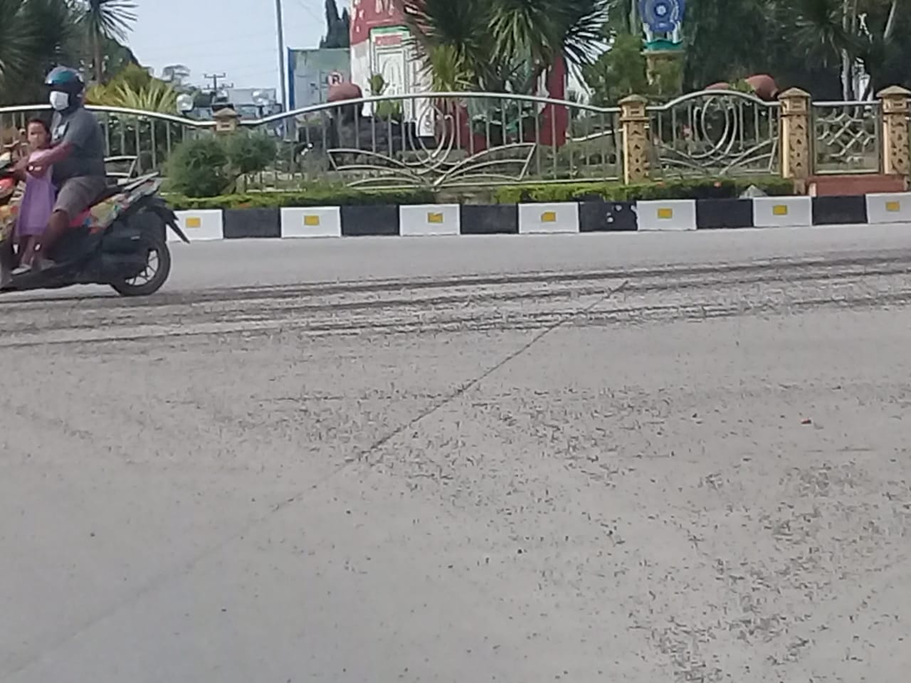 Cangkang Sawit Berserakan di Jalan, DLH Dumai Angkat Bicara