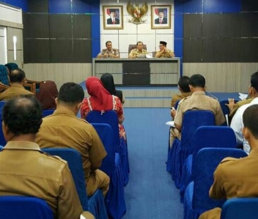 Wabup Rohul Pimpin Rapat Pemantauan Pangan