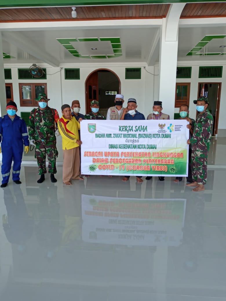 Karang Taruna Jayamukti, Pihak Kelurahan Serta Baznas Bersihkan Rumah Ibadah