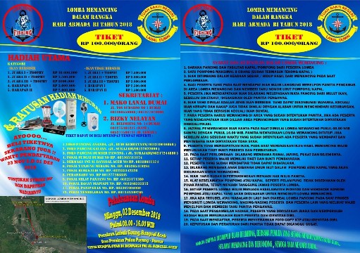 Lanal Dumai Gelar Lomba Mancing Hari Armada RI 2018