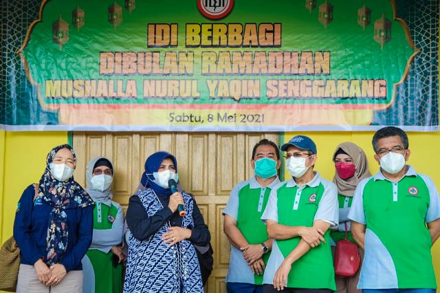 Pemko bersama IDI Salurkan 125 Paket Sembako