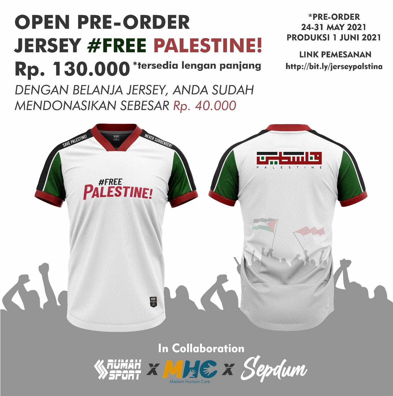 Free Palestine! Dukungan untuk Palestina