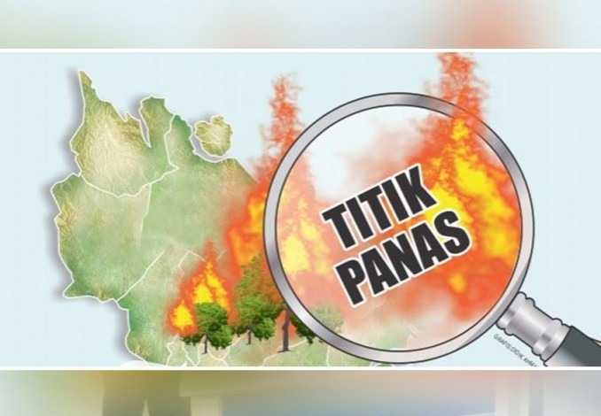 Lima Titik Panas Terdeteksi di Riau