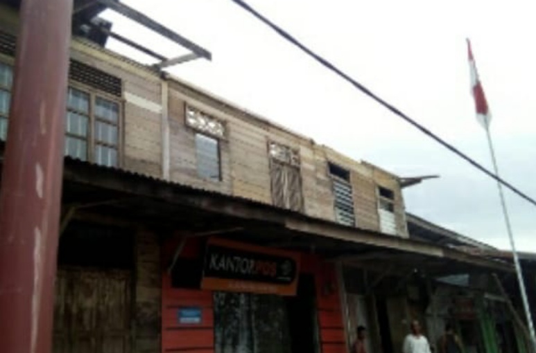 2 Unit Rumah Warga Inhil Diterjang Angin