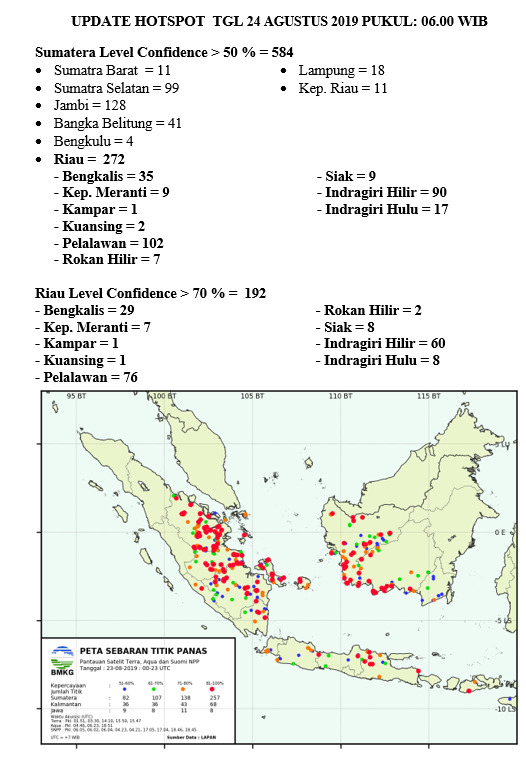 Makin Lama Hotspot Makin Banyak, Jarak Pandang Sudah 2 KM