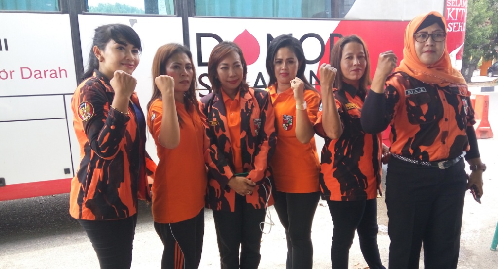 Peringati HUT ke-71 RI, Srikandi PP Kota Dumai Gelar Donor Darah