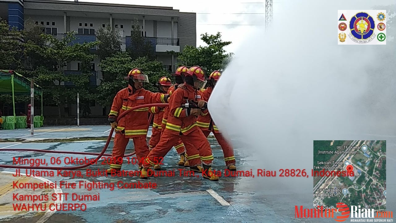 A2K3 Komisariat Dumai Sukses Selenggarakan Lomba Fire Fighting Combate