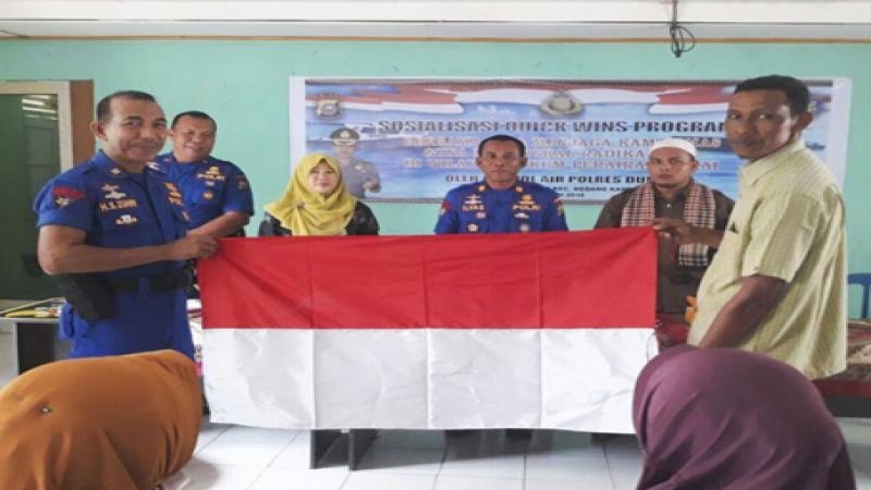 Antisipasi Bahaya Paham Radikalisme dan Anti Pancasila, Satpolair Dumai Sosialisasi di Pelintung