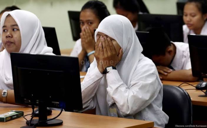 Waduh.... Ratusan Siswa SMA di Medan Gagal UNBK