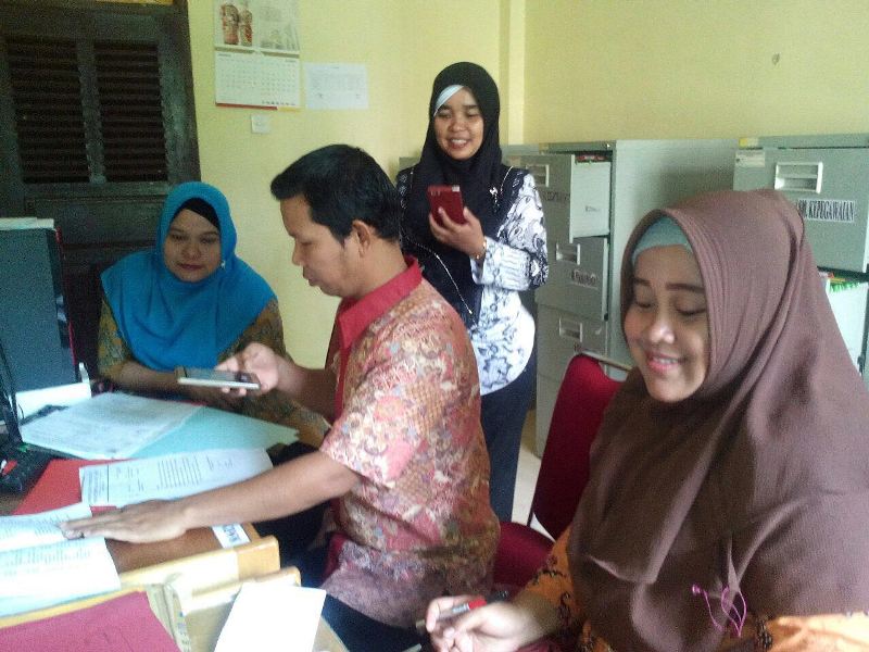 SMK Terpadu Ujung Batu Kunjungi Perpustakaan dan Arsip Daerah Rohul