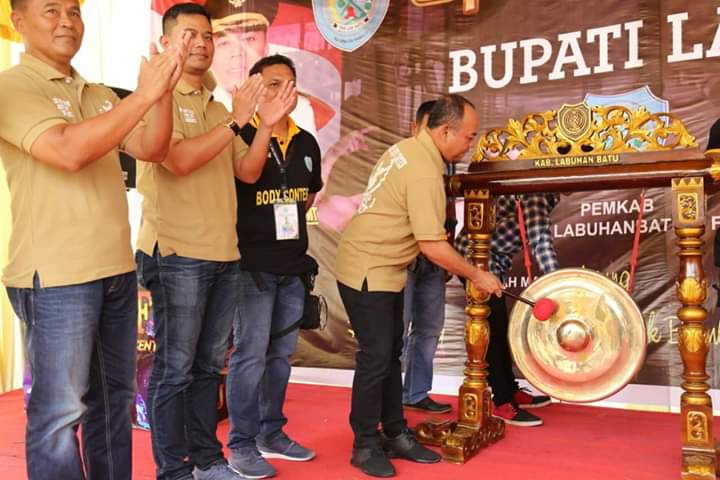 Bupati Labuhanbatu Resmi Membuka Open Body Contest Cup 1