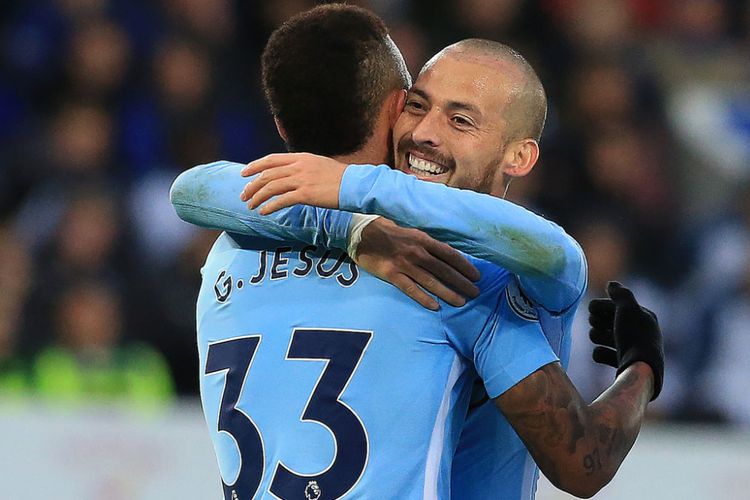 Man City Bikin Rekor, Guardiola Puji David Silva