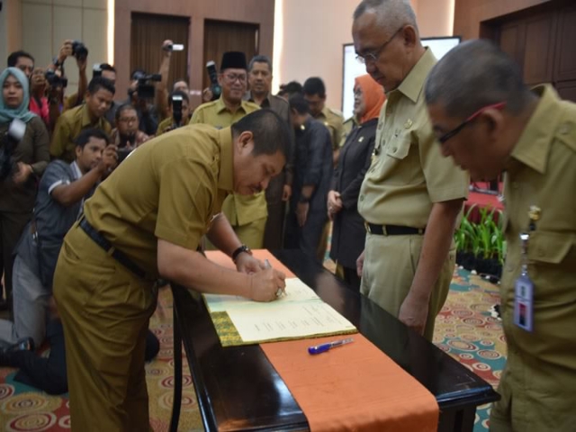 Sinergikan Pembangunan, Bupati Bengkalis Amril Hadiri Musrenbang Provinsi Riau di Pekanbaru