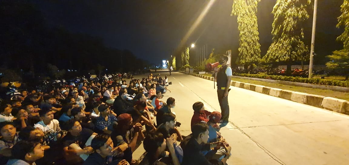Polres Dumai Amankan 333 Penonton dan Pelaku Balap Liar