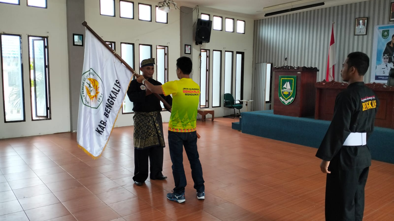 Ketua KONI Kabupaten Bengkalis Lantik Pengurus IPSI Periode 2020-2024