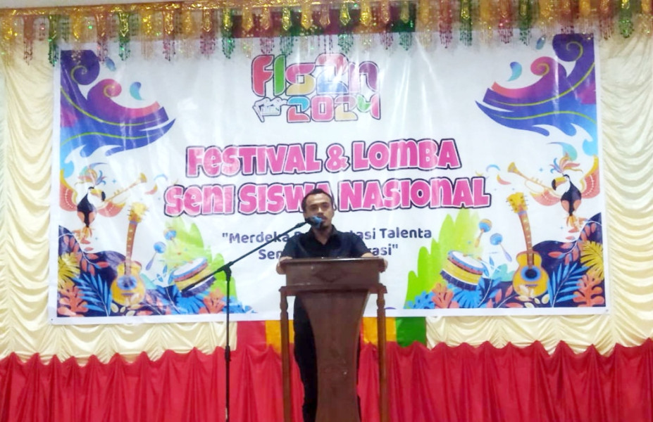 Kacab Dinas Wilayah II Buka FLS2N jenjang SMA Kota Dumai