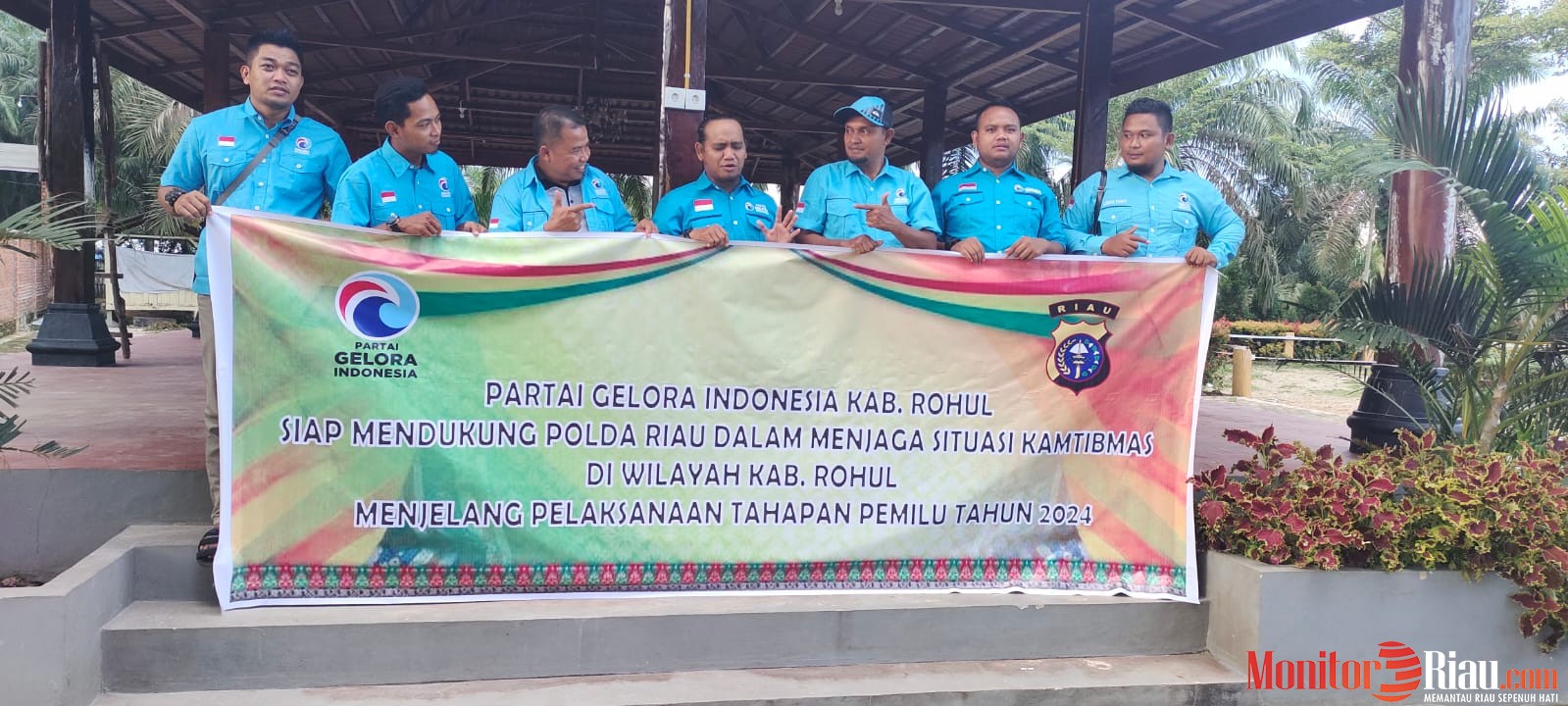 DPD Partai Gelora Indonesia Mendapat Kunjungan Dit Intelkam Polda Riau