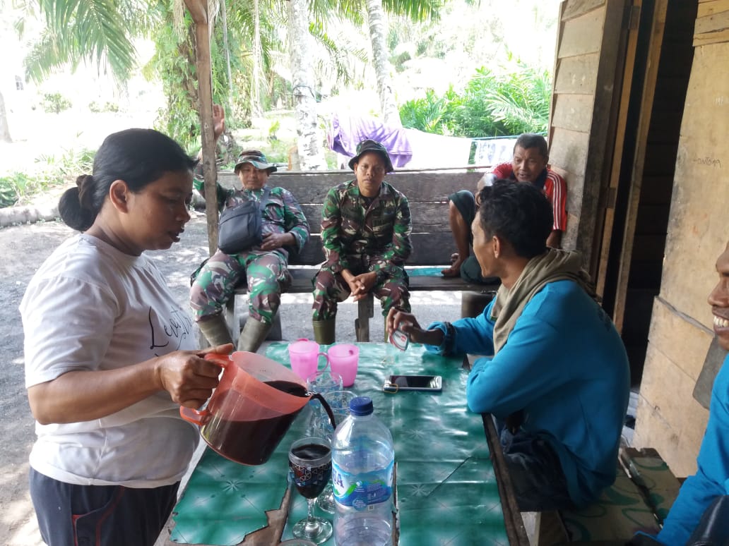 TMMD ke 107, Mesra Bersama Masyarakat Dengan Secangkir Kopi