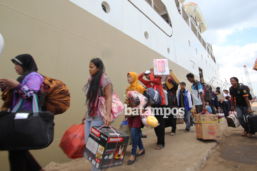 Pelni Batam Angkut 7.076 Pemudik Gratis Tahun Ini