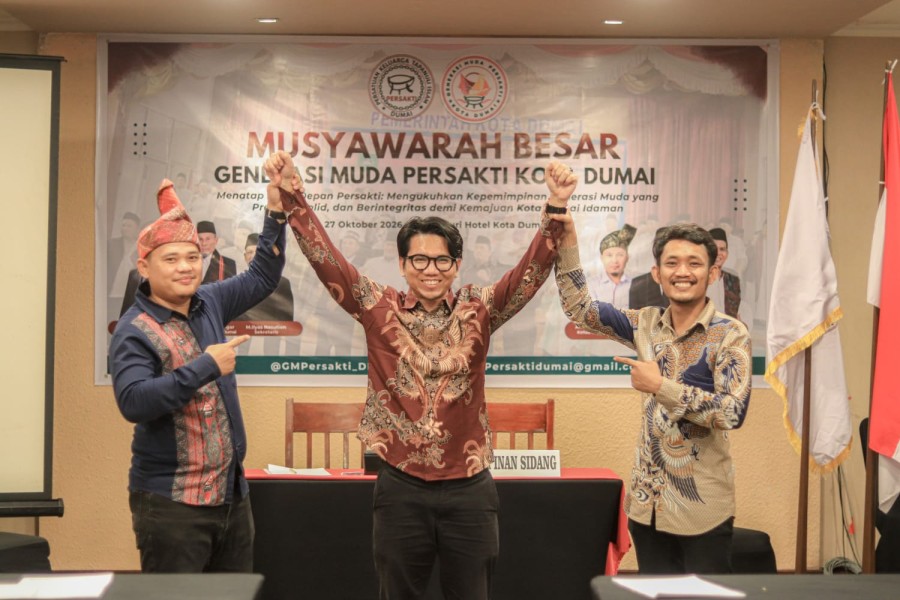 Ali Tomu Terpilih Secara Mufakat Pimpin GM Persakti Kota Dumai
