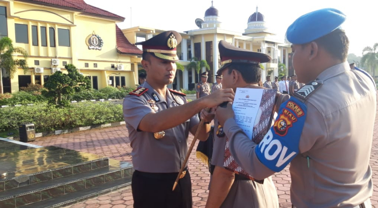 Kapolres Rohil Pimpin Sertijab Kapolsek Bagan Sinembah