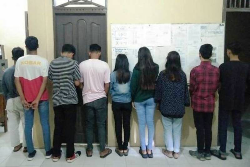 Hendak Berpesta Seks, 9 Remaja Diamankan Satpol PP