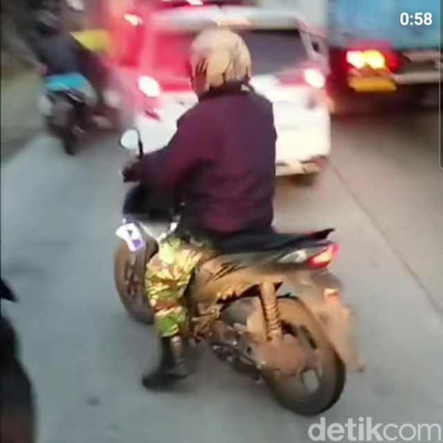 Viral Pria Pakai Seragam TNI Peras Sopir Truk di Palembang