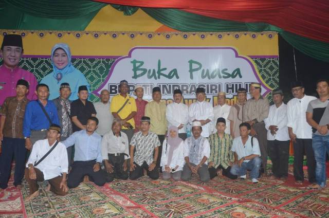 HM Wardan Buka Bersama dengan Wartawan Inhil