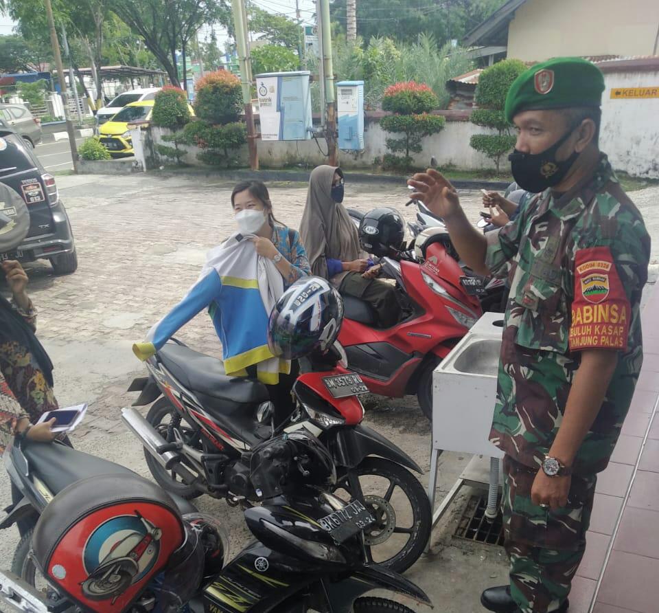 Giat Pencegahan Covid-19 Oleh Peltu Wawan