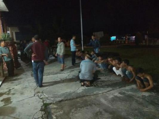 Hendak Tawuran, Puluhan ABG Diamankan Aparat Gabungan Bengkalis