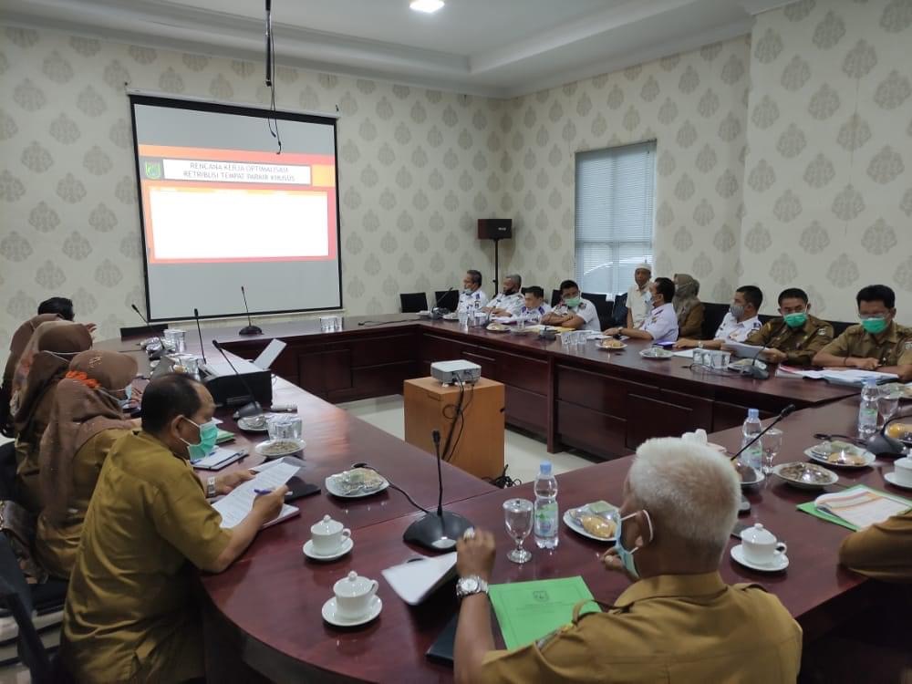 Wako Pimpin Rakor Bersama Tim Optimalisasi Penerimaan Retribusi