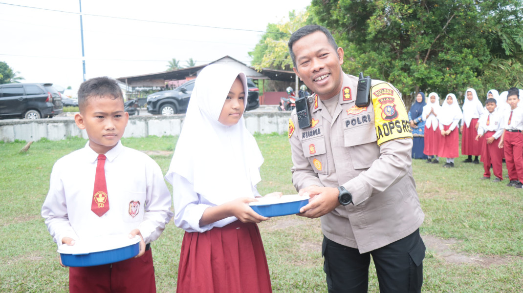 BGN Launching Makan Bergizi Gratis di Kep Meranti