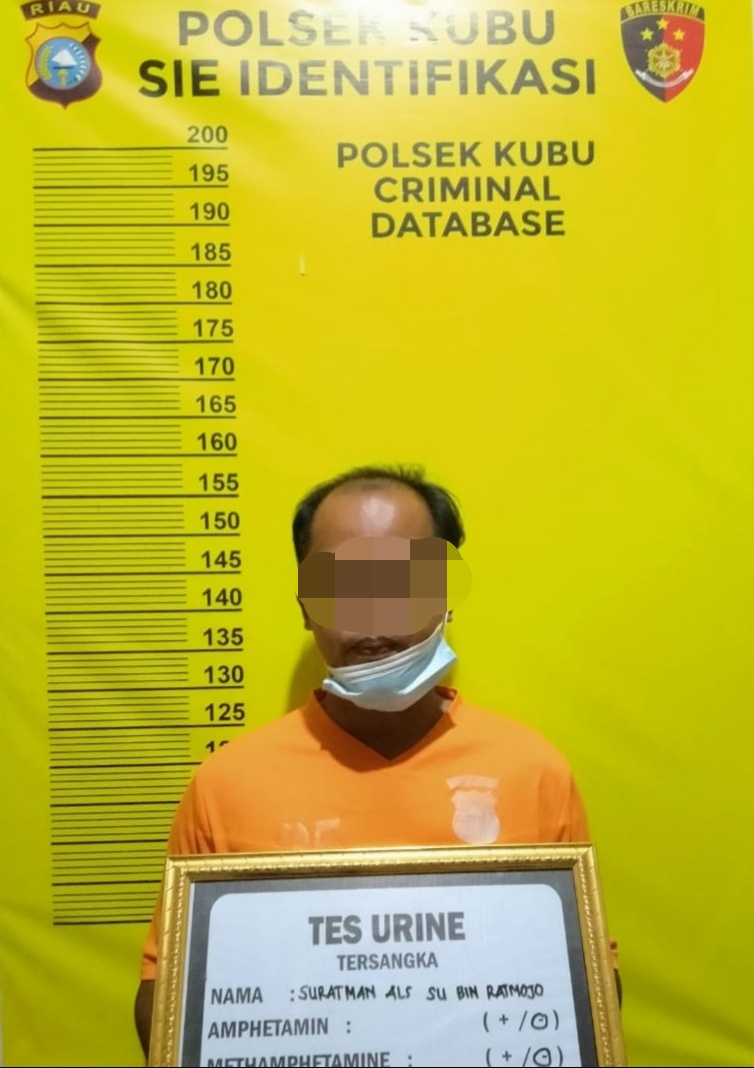 Kedapatan Simpan Sabu, Seorang Buruh Tani di Rohil Dibekuk Polsek Kubu