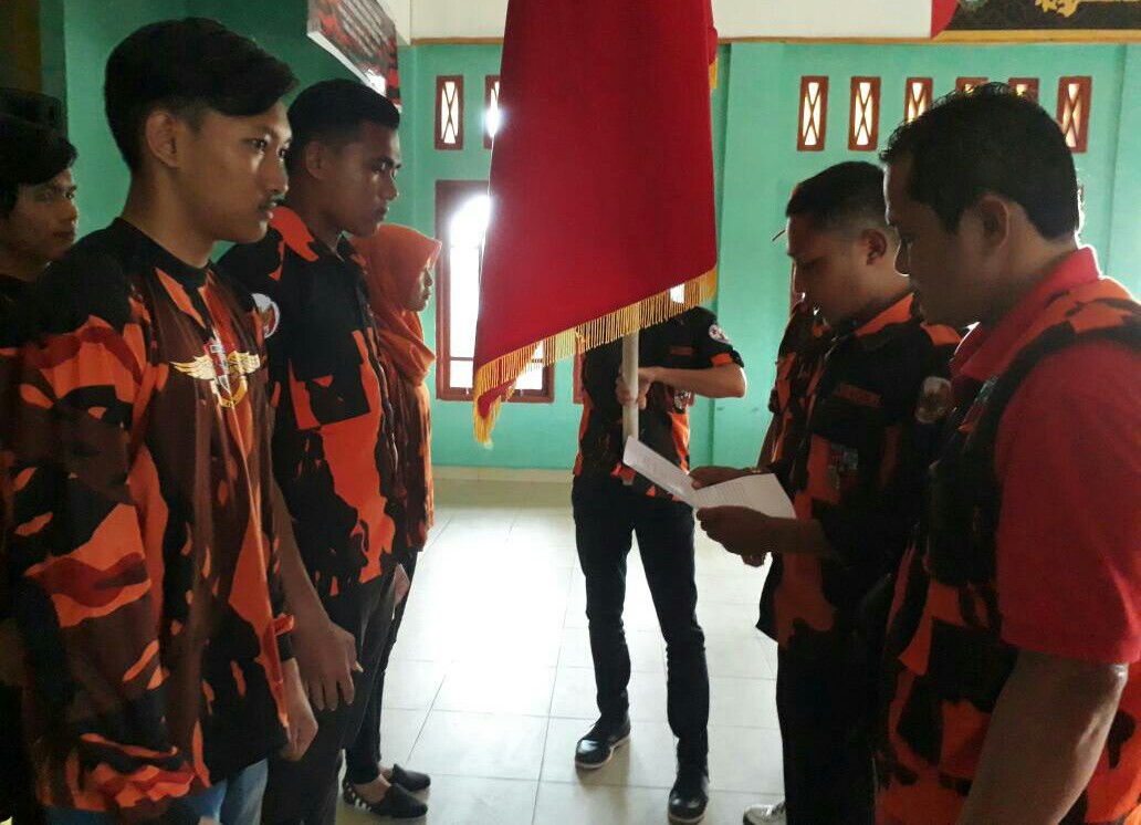 Rakercab 2017, Sapma PP Inhil Lantik Pengurus Komisariat UNISI