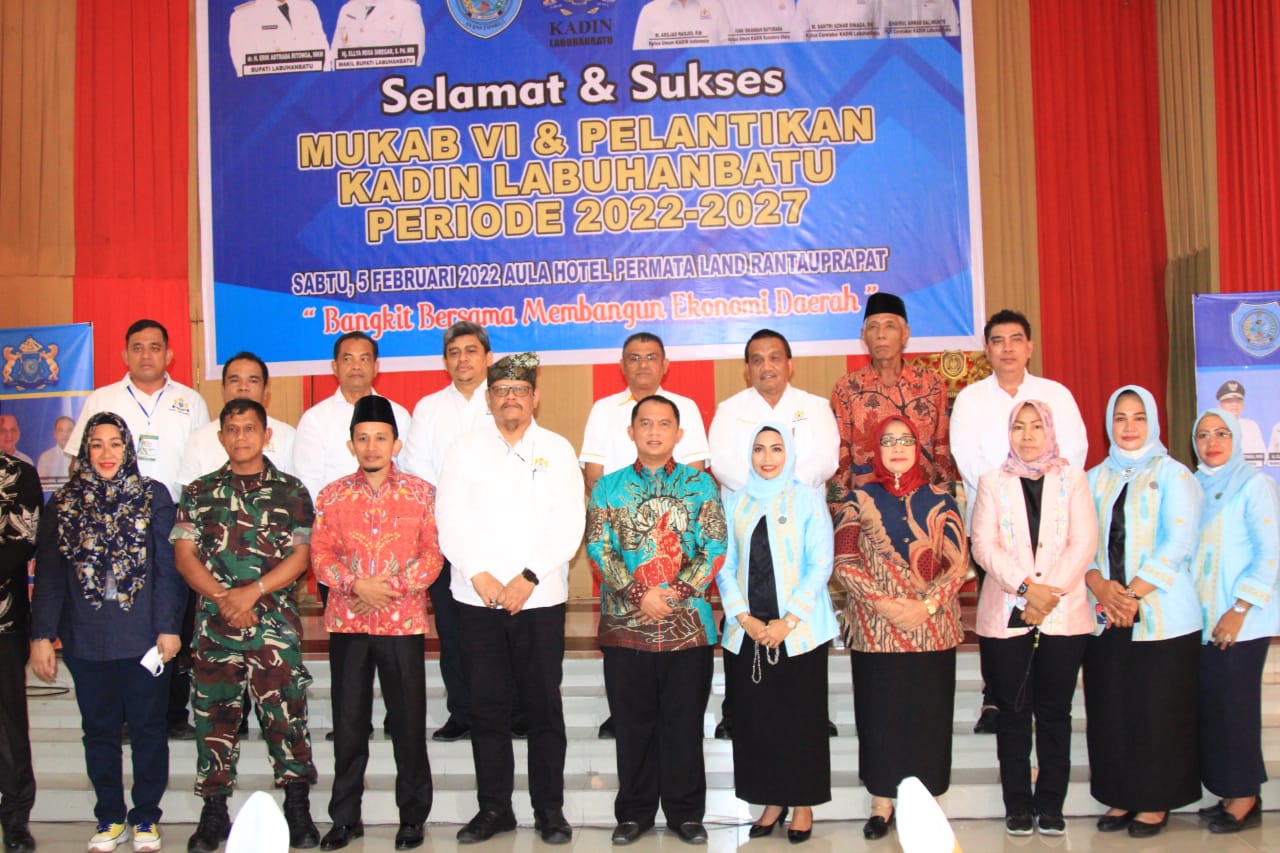 Hadiri Pelantikan Kadin, Bupati: Tingkatkan UMKM Labuhanbatu