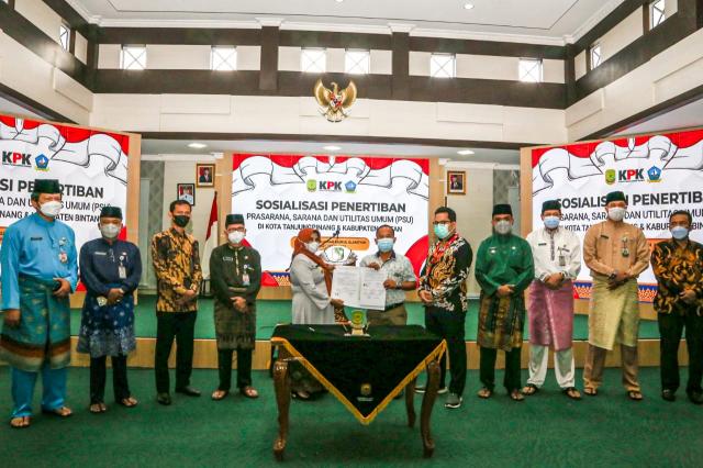 KPK bersama Pemko Tanjungpinang Gelar Sosialisasi Penertiban PSU