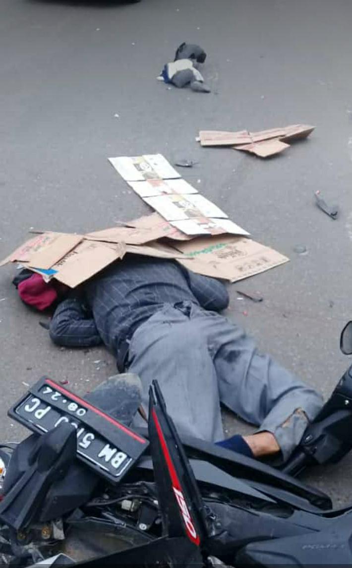 Mendahului Antrian, Nyawa Pengendara Sepeda Motor Melayang Karena Tergilas Ban Tanki CPO