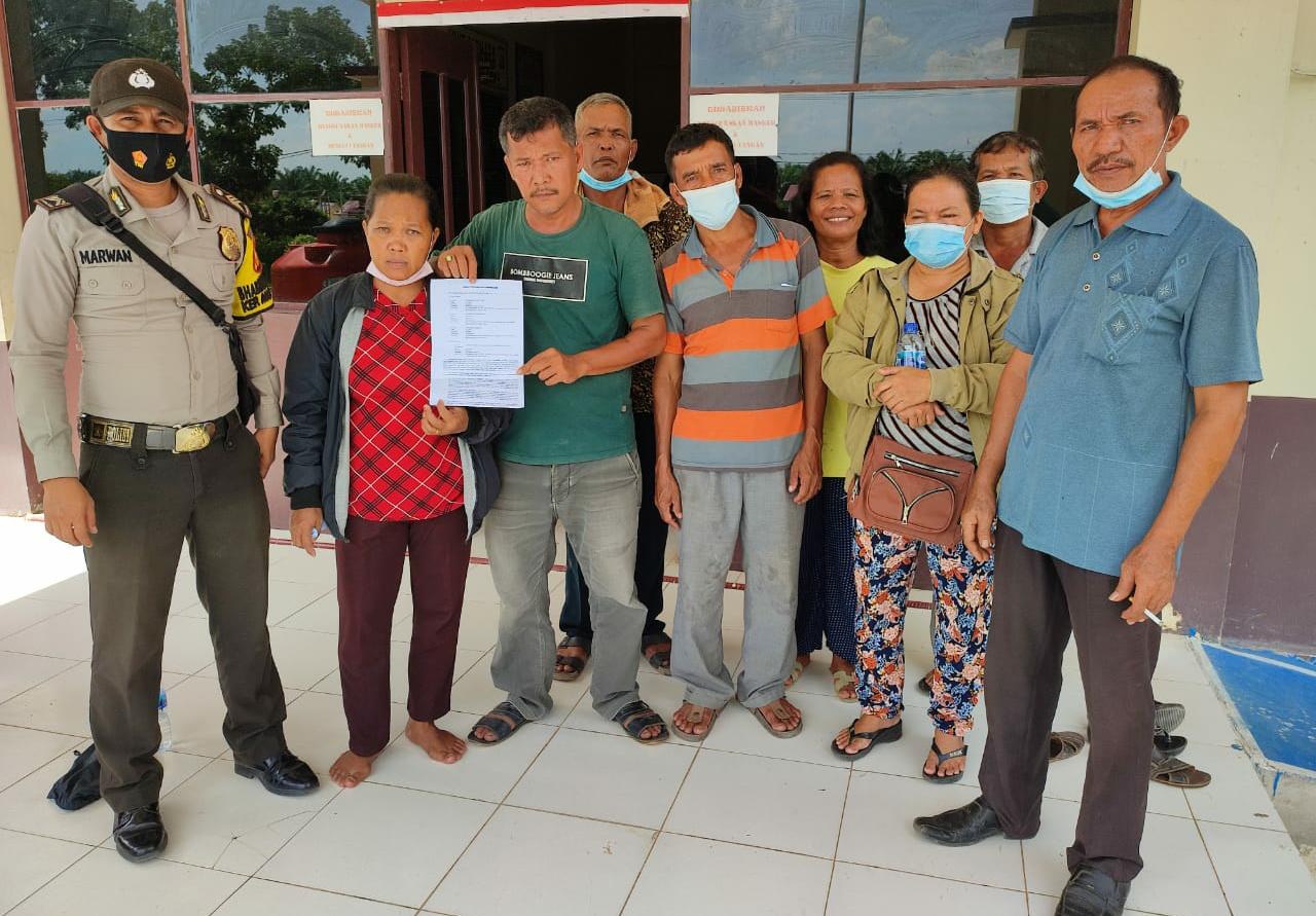 Polsek Rimba Melintang Damaikan Warga yang Berselisih Paham