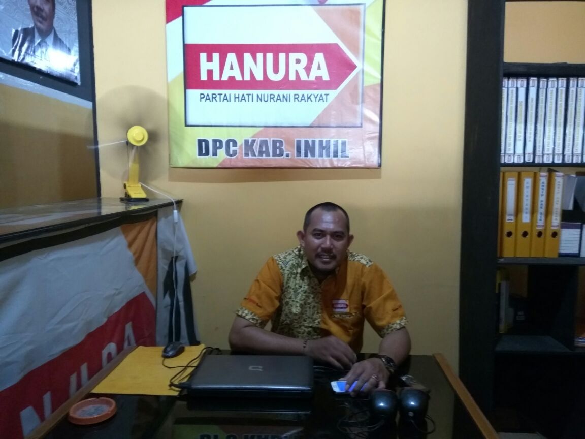Pilkada 2018, Partai Hanura Inhil Buka Penjaringan Balon Bupati dan Wabup